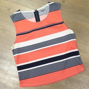 Twik Simons Sleeveless Cropped Top Stripes
